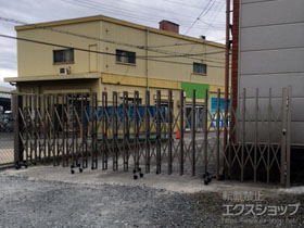 のカーゲート アルシャインII M型 Aタイプ ノンレール 片開き 510S 施工例