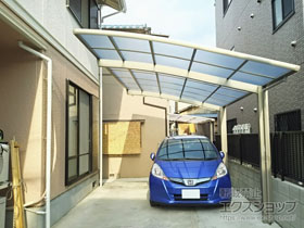 のカーポート ネスカR (ラウンドスタイル) 積雪〜20cm対応 施工例