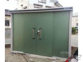 の物置・屋外倉庫 エルモ 積雪型 2920×1520×2120 LMDS-2915-EG 施工例