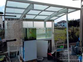 のサイクルポート・駐輪場 レイナポートグランミニ 積雪〜20cm対応 施工例