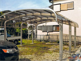 のカーポート テールポートシグマIII 1500 ワイド 積雪〜50cm対応 施工例