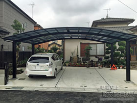 のカーポート ファインポートII トリプルＲ 積雪〜20cm対応 施工例