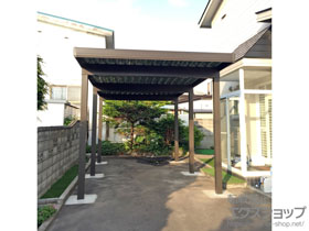 のカーポート テリオスポートIII 4500 角柱6本仕様 積雪〜150cm対応 施工例