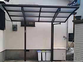 のサイクルポート・駐輪場 レイナポートグランミニ 積雪〜20cm対応 施工例