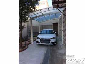 のカーポート レイナポートグラン　積雪〜20cm対応＋ レイナポートグラン 着脱式サポート 標準・ハイルーフ兼用 2本入り×1セット 施工例