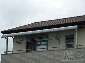 のバルコニー・ベランダ屋根 パワーアルファ RB型 屋根タイプ 単体 積雪〜30cm対応 施工例