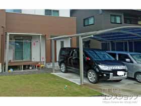 のカーポート プレシオスポート ワイド 積雪〜20cm対応 施工例
