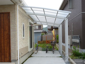 のカーポート ネスカR (ラウンドスタイル) 延長 積雪〜20cm対応 施工例