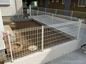 LIXIL ���N�V��(TOEX)�̃t�F���X�E��E�� �n�C�O���b�h�t�F���XUF8�^ �t���[�|�[���^�C�v �{�H��