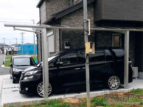 のカーポート レイナポートグラン 延長　積雪〜20cm対応 施工例