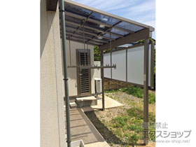 のテラス屋根 スピーネ F型 3000 テラスタイプ 単体 積雪〜100cm対応 施工例