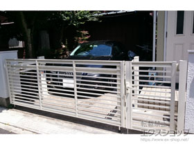 のカーゲート オーバードアS1型 手動式 施工例