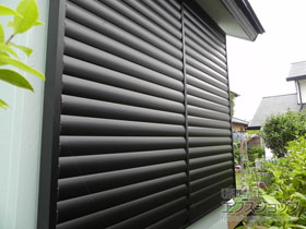 の面格子・窓格子 目隠し可動ルーバー 引違い窓用 施工例