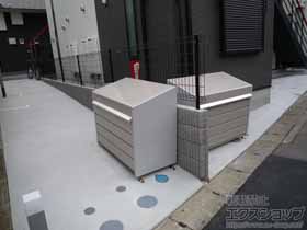 の物置・屋外倉庫 ダストボックスミニ パネル床タイプ DBN-126P 500L DBN-126P 施工例