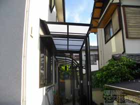 のテラス屋根 フーゴF 独立テラスタイプ 単体 積雪〜20cm対応 施工例