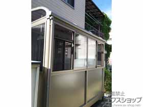 のテラス囲い・サンルーム サニージュ R型 床納まり ランマ無 積雪〜20cm対応 施工例