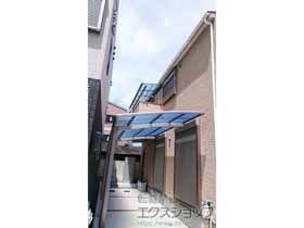 のカーポート ネスカR (ラウンドスタイル) 延長 積雪〜20cm対応 施工例