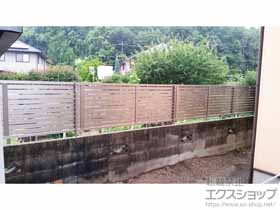 のフェンス・柵 プレスタフェンス7Y型 フリーポールタイプ　 施工例