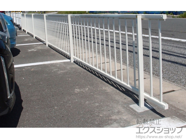 のフェンス・柵 ミエッタフェンス 防犯格子タイプ 自由柱 施工例