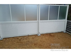 のフェンス・柵 ライシスフェンスP型 フリーポールタイプ 施工例