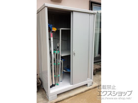 の物置・屋外倉庫 シンプリー 一般型 1320×755×1903 MJX-137E-P-FS 施工例