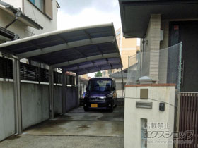 のカーポート ネスカR (ラウンドスタイル) 積雪〜20cm対応 施工例