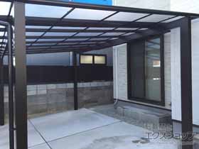 のカーポート エフルージュ ツイン 積雪〜20cm対応 施工例