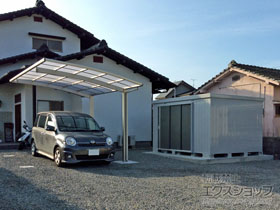 のカーポート レイナポートグラン　積雪〜20cm対応 施工例