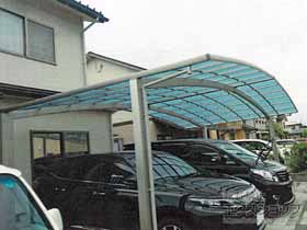 のカーポート レイナトリプルポートグラン　積雪〜20cm対応 施工例