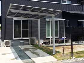 のテラス屋根 スピーネ F型 テラスタイプ 単体 積雪〜20cm対応 施工例