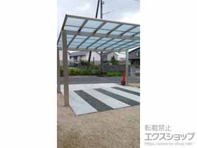 のカーポート エフルージュ ツイン 積雪〜20cm対応 施工例