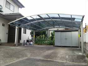 のカーポート プレシオスポート ワイド 積雪〜20cm対応 施工例