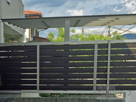 のフェンス・柵 セレビューフェンス RP3型 自在柱式 施工例