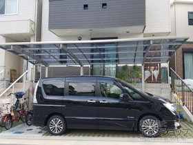 のカーポート レイナポートグラン 延長　積雪〜20cm対応 施工例