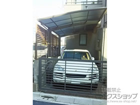 のカーポート フーゴR (ラウンドスタイル) 積雪〜20cm対応 施工例