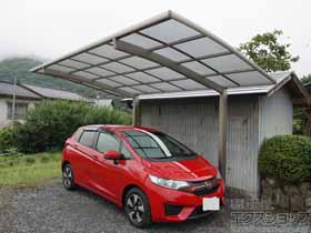 のカーポート ネスカR (ラウンドスタイル) 積雪〜20cm対応 施工例