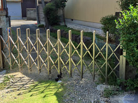 のカーゲート トリップゲート RA型(錠なし) ノンレール 片開き 33S 施工例