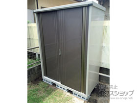 の物置・屋外倉庫 グランプレステージジャスト 1488×750×1900 M-157A-T-WB 施工例