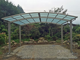 のカーポート レイナツインポートグラン 積雪〜20cm対応 施工例