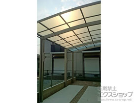 のカーポート ネスカR (ラウンドスタイル) 延長 積雪〜20cm対応 施工例