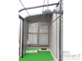 のテラス屋根 スピーネ R型 テラスタイプ 単体 積雪〜20cm対応 施工例