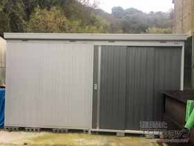 の物置・屋外倉庫 ネクスタ大型 一般型 4420×2210×2375 NXN-98H-PG 施工例