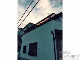 YKKAPのバルコニー屋根 ヴェクターテラス R型 屋根タイプ 多連結セット 積雪～20cm対応 施工例