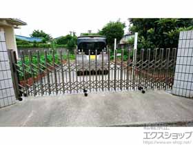 のカーゲート トリップゲート ペットガード型 ノンレール 片開き 47S 施工例