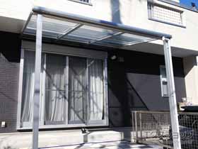 のテラス屋根 スピーネ F型 テラスタイプ 単体 積雪〜20cm対応 施工例