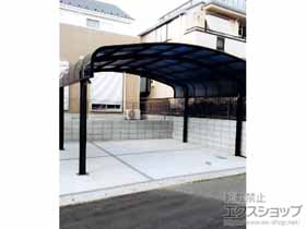 のカーポート レイナキャップツインポートグラン 積雪〜20cm対応 施工例
