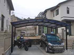 のカーポート プレシオスポート ワイド 積雪〜20cm対応 施工例