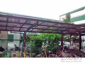 のサイクルポート・駐輪場 レイナポートグランミニ 積雪〜20cm対応 施工例