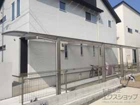 のカーポート プレシオスポート 縦連棟 積雪〜20cm対応 施工例