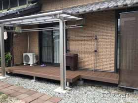 のテラス屋根 エフルージュグランZERO テラスタイプ 積雪〜20cm対応 施工例